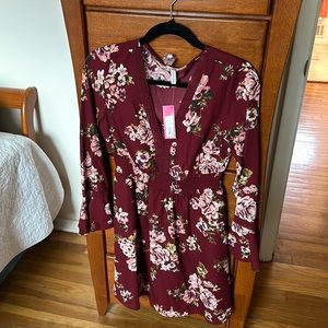 Xhilaration floral dress size S